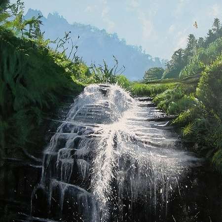 peinture cascade.